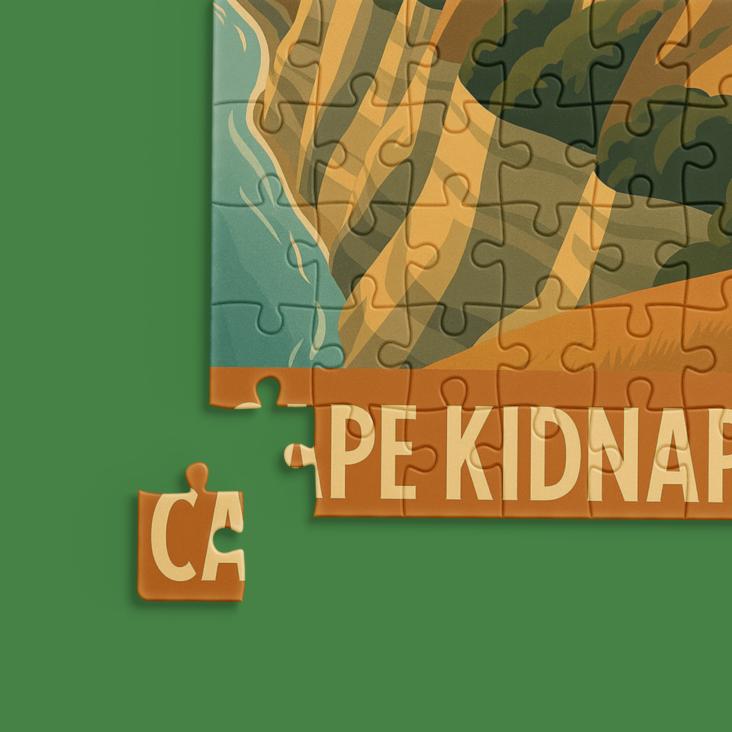 Puzzel Cape Kidnappers - Afbeelding 1