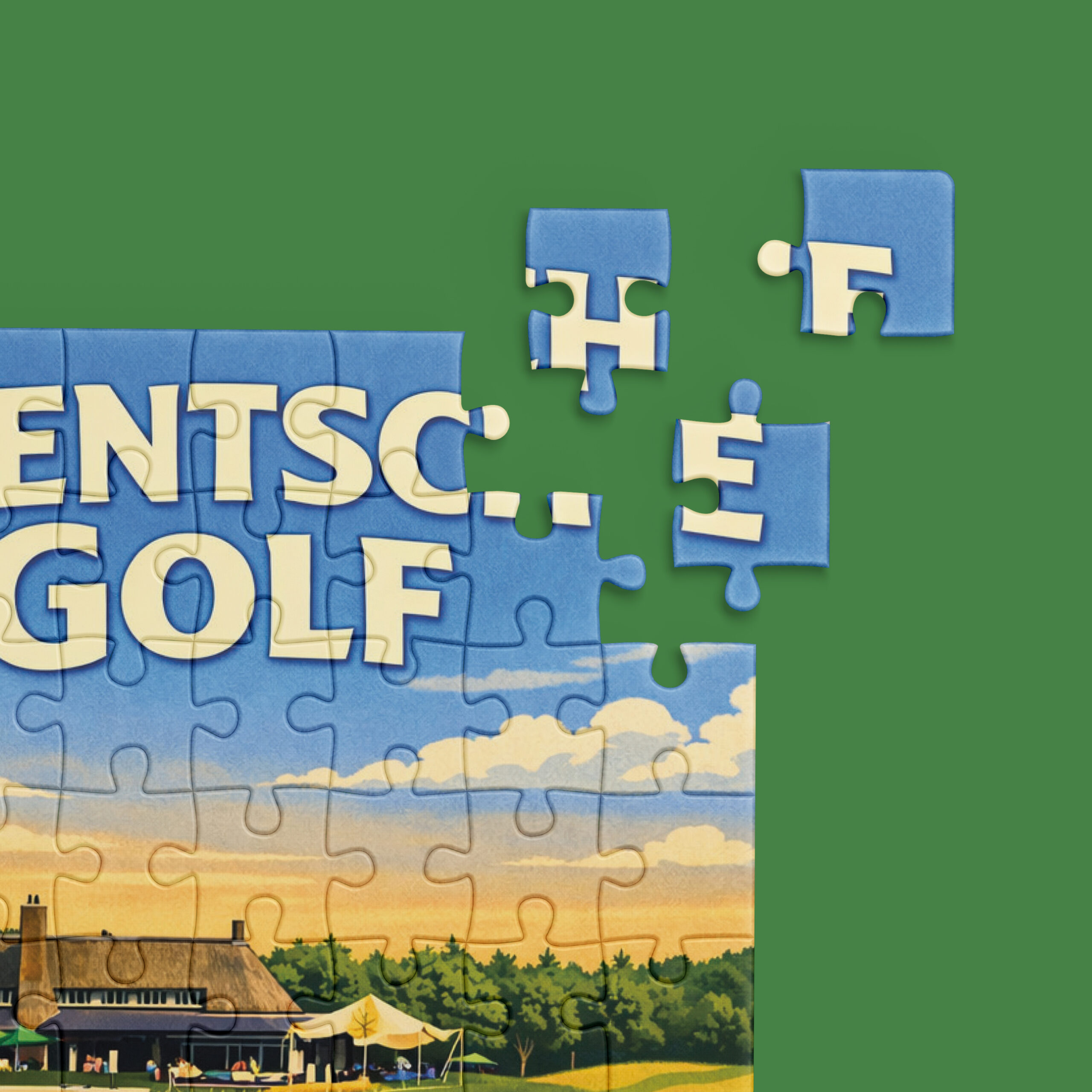 Puzzel Drentsche Golfclub - Afbeelding 1