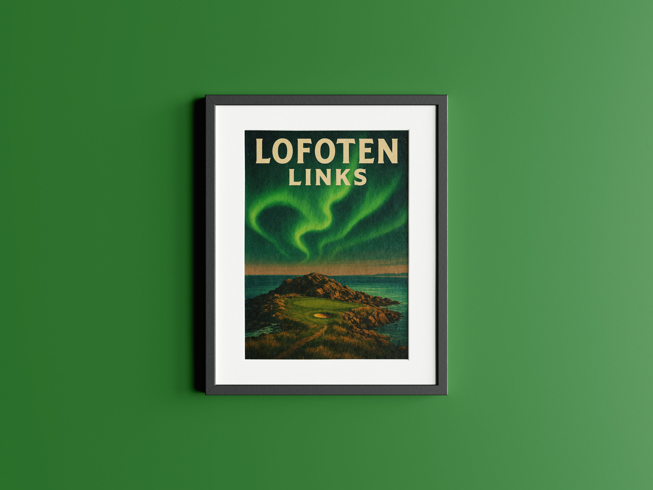Lofoten Links Noorwegen